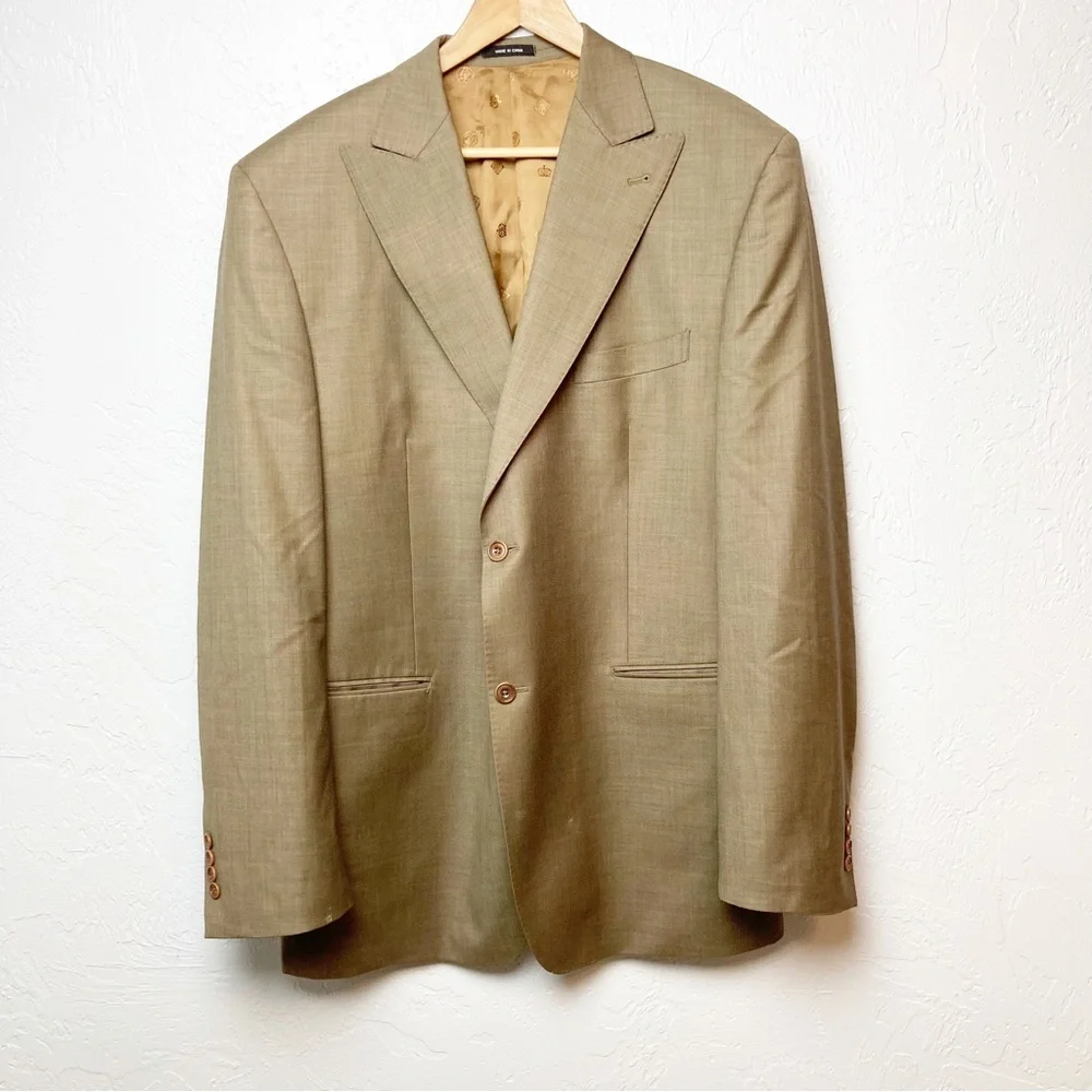Sean John Blazer brown wool 46L